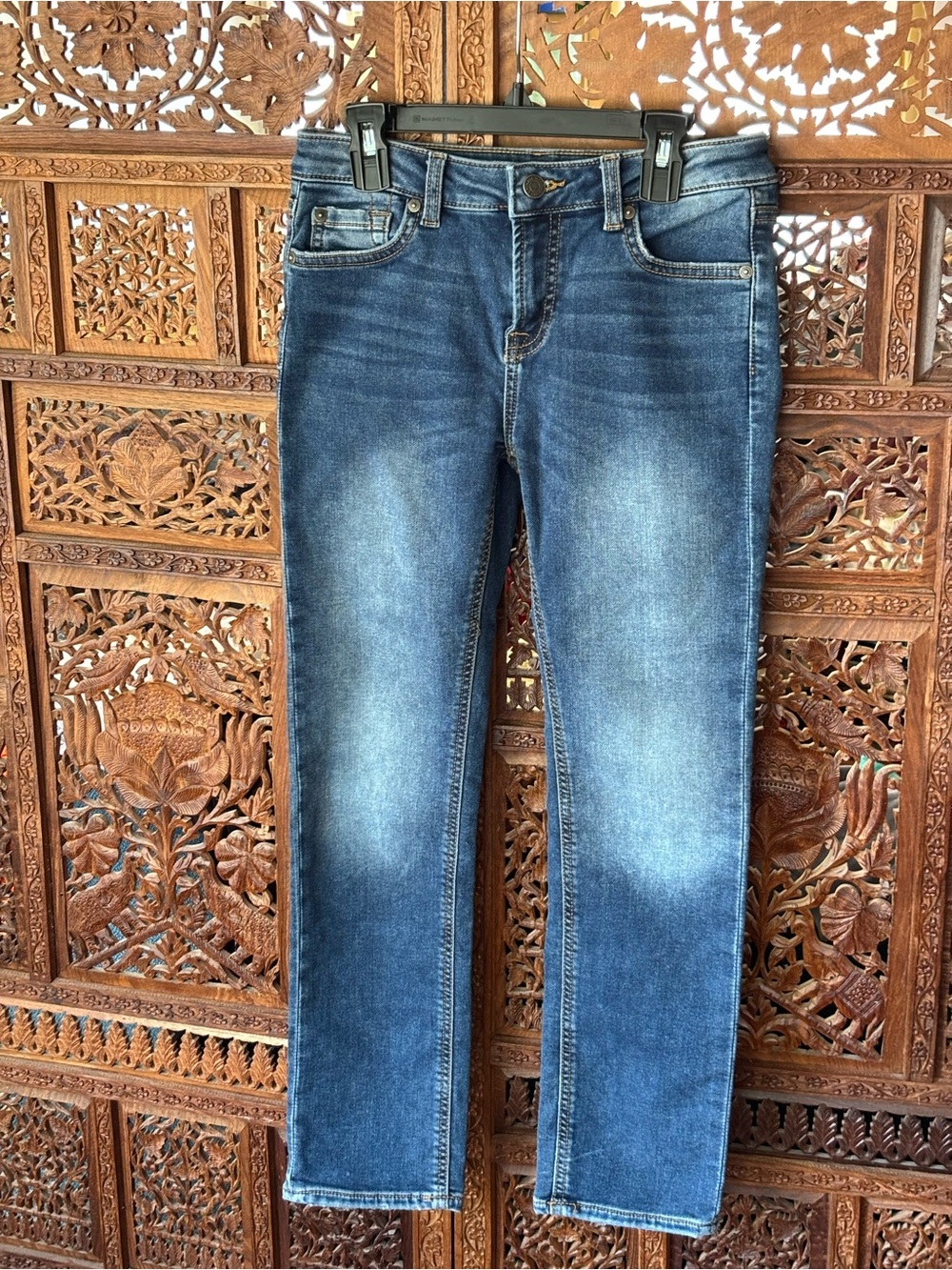 7 For All Mankind Kids Medium Blue Slim Jeans